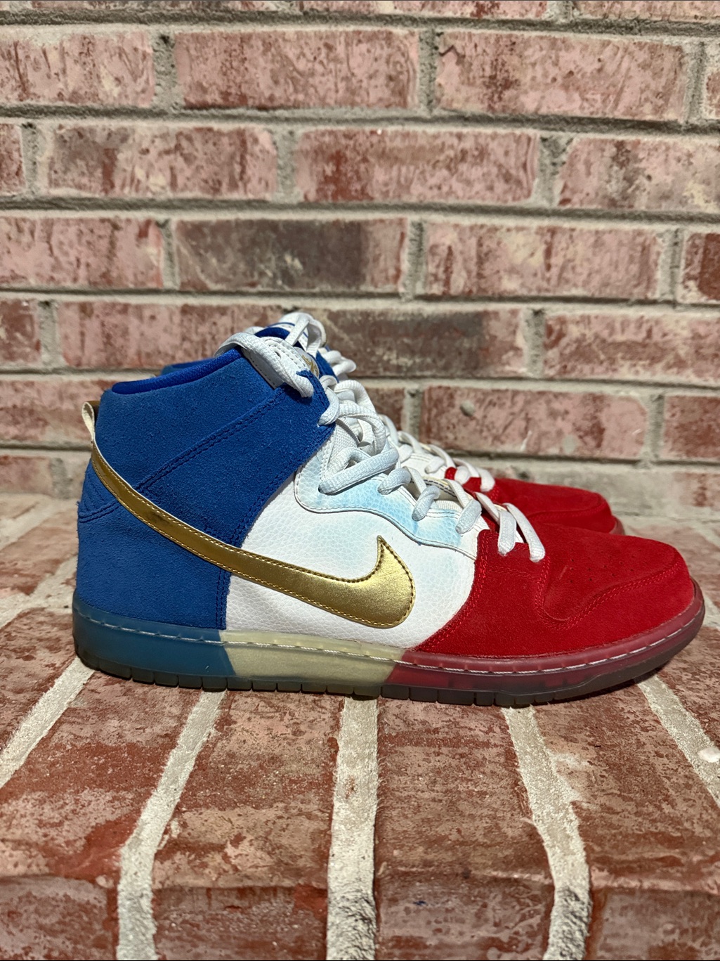 Men’s Nike Dunk High Pro Sb Tricolor” Usa Sneakers Size 13